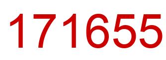 Number 171655 red image