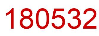 Número 180532 imagen rojo