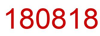 Number 180818 red image