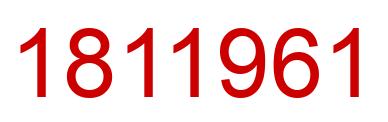 Número 1811961 imagen rojo