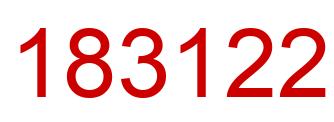 Número 183122 imagen rojo