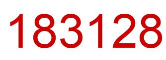 Número 183128 imagen rojo