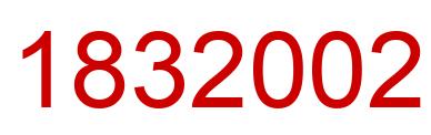 Number 1832002 red image
