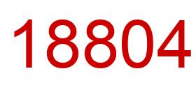 Número 18804 imagen rojo