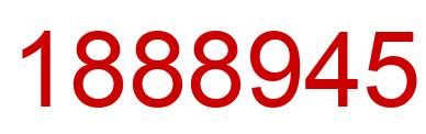 Número 1888945 imagen rojo