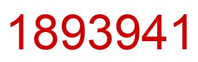 Number 1893941 red image