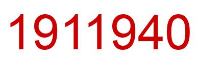 Número 1911940 imagen rojo