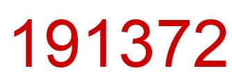 Number 191372 red image