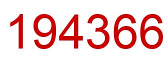 Número 194366 imagen rojo