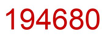 Número 194680 imagen rojo