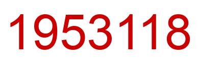 Number 1953118 red image