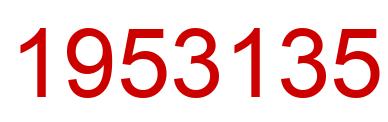 Number 1953135 red image