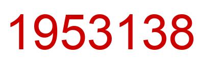Number 1953138 red image