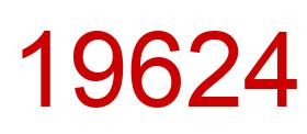 Number 19624 red image