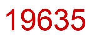 Number 19635 red image