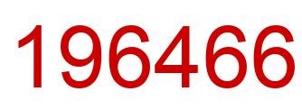 Number 196466 red image