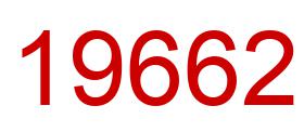 Number 19662 red image