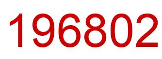Number 196802 red image