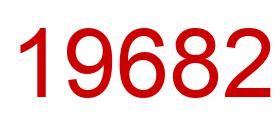 Number 19682 red image