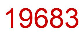 Number 19683 red image