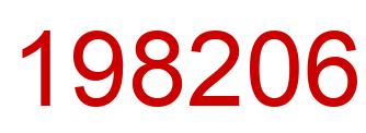 Number 198206 red image
