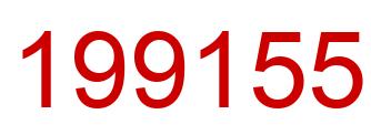 Number 199155 red image