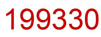 Number 199330 red image