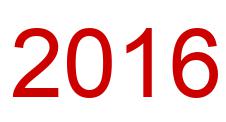 Number 2016 red image