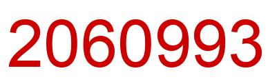 Number 2060993 red image