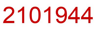 Number 2101944 red image