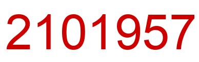 Number 2101957 red image
