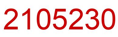 Número 2105230 imagen rojo