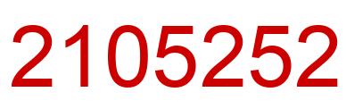 Number 2105252 red image