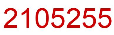 Número 2105255 imagen rojo