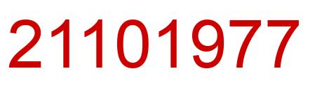 Number 21101977 red image