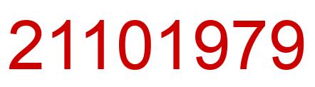 Number 21101979 red image