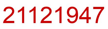 Número 21121947 imagen rojo
