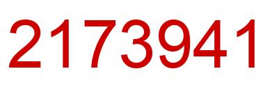 Número 2173941 imagen rojo