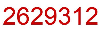 Número 2629312 imagen rojo
