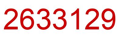 Número 2633129 imagen rojo