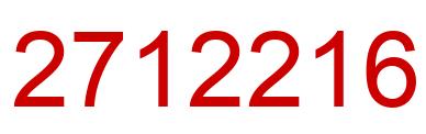 Número 2712216 imagen rojo