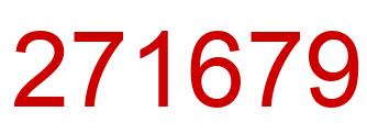 Number 271679 red image