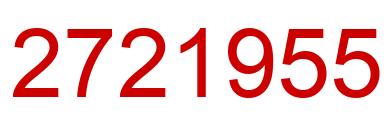 Número 2721955 imagen rojo