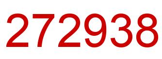 Number 272938 red image