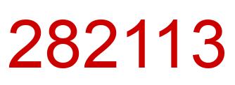 Número 282113 imagen rojo