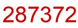Número 287372 imagen rojo