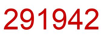 Número 291942 imagen rojo