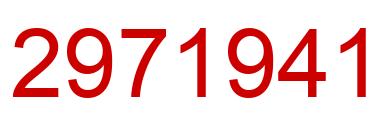 Número 2971941 imagen rojo
