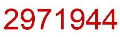 Number 2971944 red image