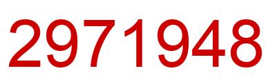 Number 2971948 red image